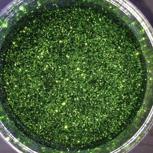 Blakes Metal Flake .015 Moss Green Hot Rod Custom automotive paint job 5oz jar - Picture 2 of 2