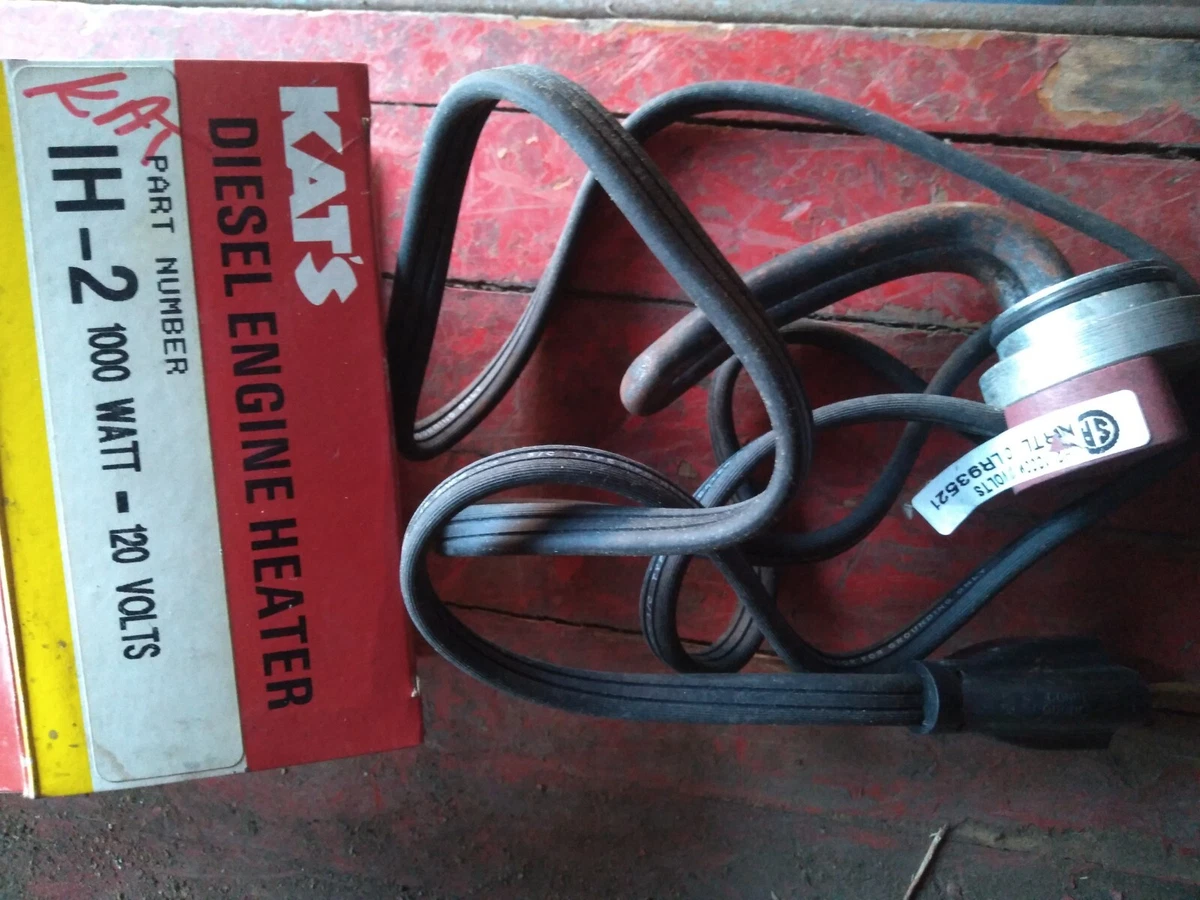New Katu0026#039;s Block Heater for International Navistar DT466 Engine IH-2 |  eBay