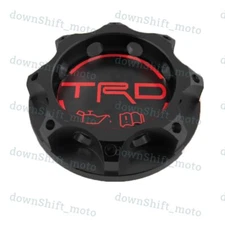 Black JDM TRDALUMNIUM Billet Engine Oil FILLER Cap w/ Black Sticker