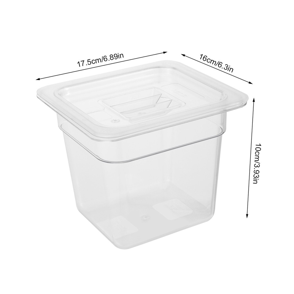 8 1 6 Size Food Pans With Lids Clear Food Pan Commercial Food Storage 8-1-6-size-food-pans-with-lids-clear-food-pan-commercial-food-storage