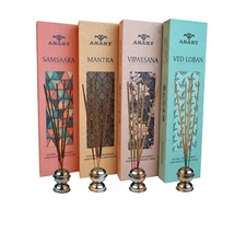 Natural Hand Rolled Premium Fragrance Incense Sticks | Pack of 4
