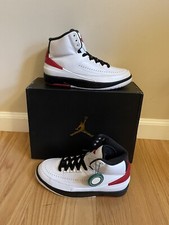 Nike Air Jordan 2 Retro OG Chicago 2022 White Black Red DX2591-106 GS Size 4.5y