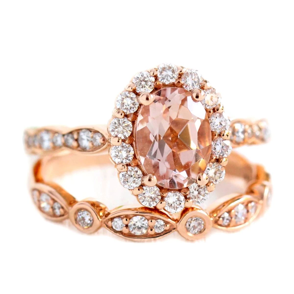 10k rose gold stackable rings deals