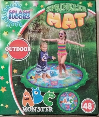 Splash Buddies Sprinkler Mat-Premium Splash Pad-Outdoor Toddler Toys Water Hose 