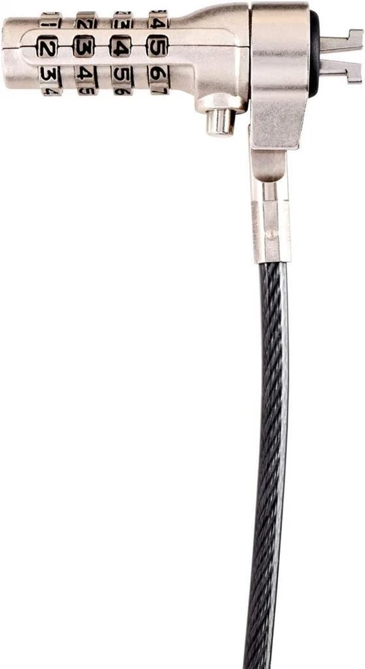 V7 Slim Portable Security Cable Lock With Combo Lock ?SLC100-13NB - Image 3 of 4