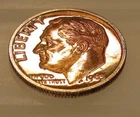 1963 Gem  Proof Dime 90% Silver Outstanding  Original Toning  #504 ~ 10