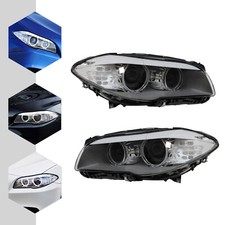 Xenon Headlights Pair For 2011-2013 BMW 5 series F10 550i 535i 528i LH+RH Side
