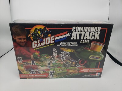 GI Joe COMMANDO ATTACK Game with Foam Missile Launcher - 2002 NIB