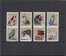 Manama - 8 Bird Stamps (WSB-063)