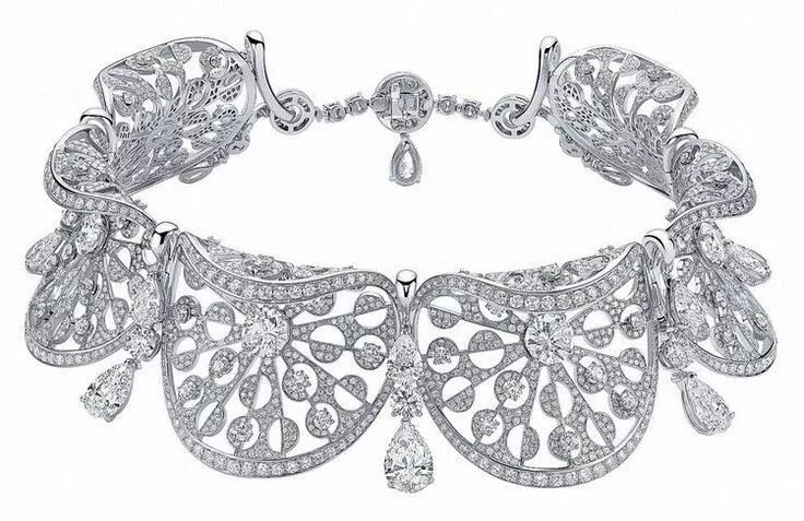 Celebrity Inspired Necklace 925 Sterling Silver Handmade Statement High Jewelry