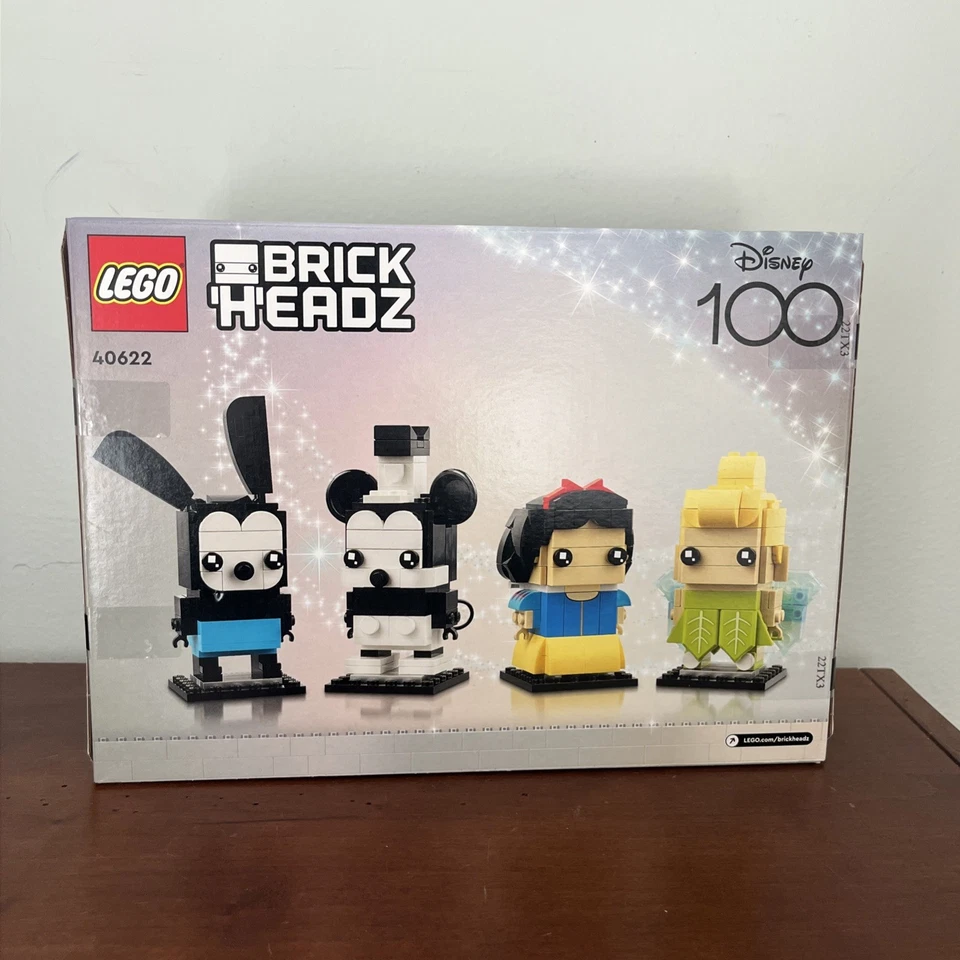 Lego 40622 Brickheadz Disney 100th Celebr. Oswald Mickey Snow White Tinkerbell - Image 3 of 4