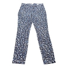 Gap Signature Skinny Ankle Pants Women's Size 6 Blue White Floral Paisley