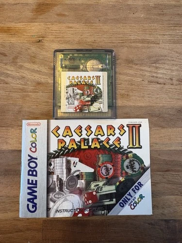 Nintendo Caesars Palace II Game Boy Color Manual Included NTSC-U/C