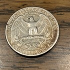 1945 US Choice Uncirculated SILVER Washington Quarter! With LOTS OF TONING — photo 2