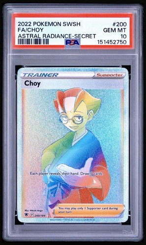 Choy graded PSA 10 for sale on eBay