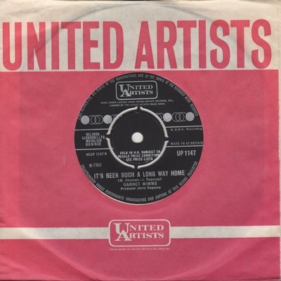Garnet Mimms It's Been Such A Long Way Home United Artists UP1147 Soul Northern