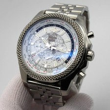Breitling Bentley 05 Unitime Steel White Dial Mens Watch AB0521U0/A768-990A 3