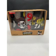 Mickey Mouse Crew Socks 3 Pair Size 6-12 The True Original Disney