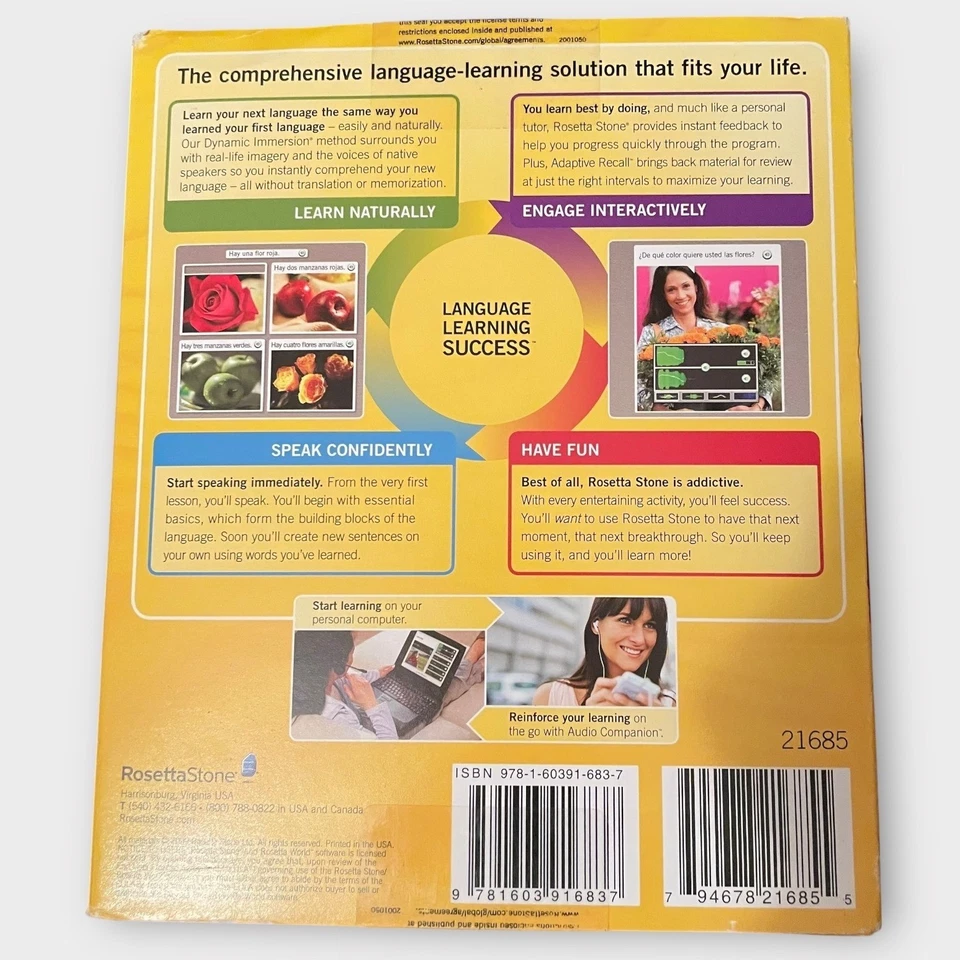 Rosetta Stone Italian Language Learning Software Version 3 Level 1-3 Complete - Image 4 of 4