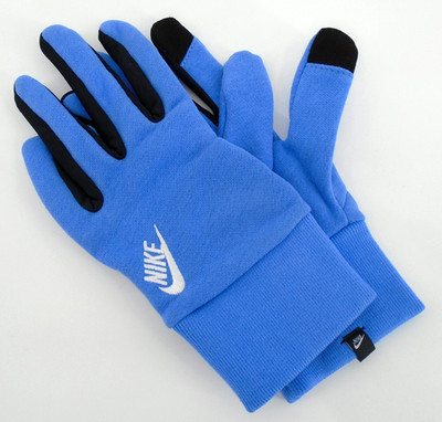 Nike Club Fleece Gloves Youth Large Polar/Black/White