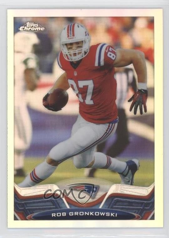 2013 Topps Chrome Refractor Rob Gronkowski #35 07hq
