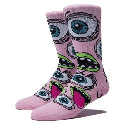 Heroin Socks Mutant Pink Skateboard
