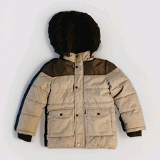 Members Mark Toddler Boy Hooded Puffer Insulated Winter Coat  Size 6    A344