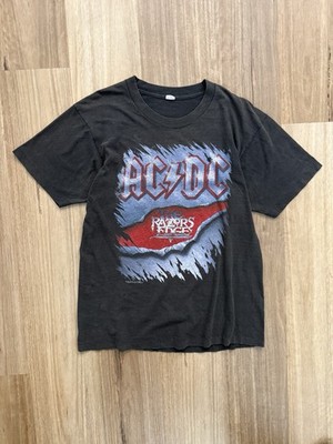 Vintage 1990 AC/DC The Razor's Edge Tour Brockum T-Shirt Size XL 90s