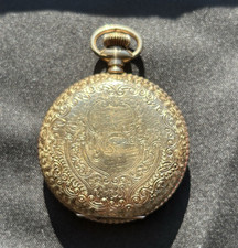 1904 Waltham Pocket Watch - Monarch 14K Gold Inner Cuvette - Rare and RUNNING