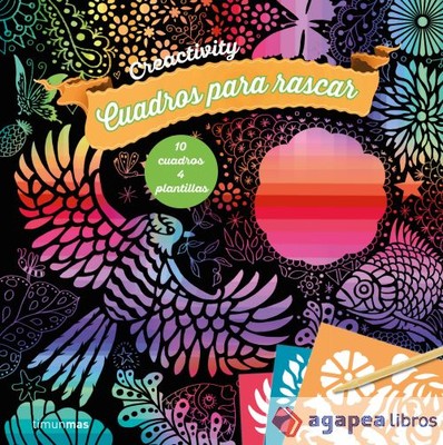 Creactivity. Cuadros para rascar. Arco iris. NUEVO. ENVÍO URGENTE (Librería Agap