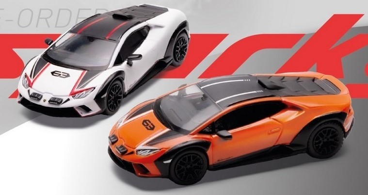 Lamborghini Huracan Sterrato 1/64 Spark combo miniature haute fidélité sans défaut
