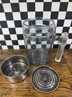 Pyrex Flameware 9 Cup Glass Coffee Pot Incomplete - Missing Parts - No Lid