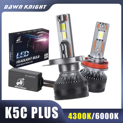 K5C plus 140W H7 H11 H4 H1 Canbus Led Bulbs 4300K LED HB3 9005 HB4 9006 K6C Led 