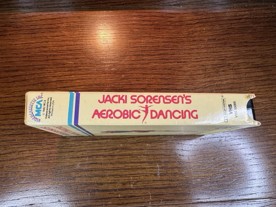 Jacki Sorensens Aerobic Dancing VHS Tape Vintage Video 1982, Rare - Image 3 of 4