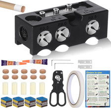 11-In-1 Billiards Pool Cue Tip Shaper, Aluminum Alloy Pool Stick Tips Replacemen