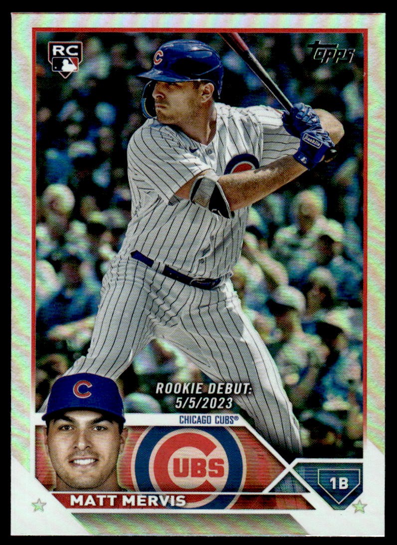 2023 Topps Update Matt Mervis Rookie Holo