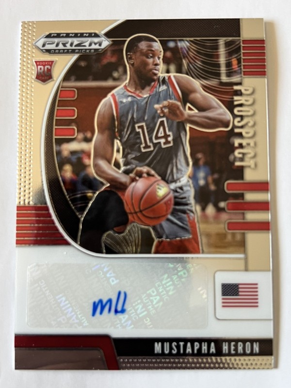 2020 Panini Prizm Draft Picks Collegiate Mustapha Heron  #PA-MU