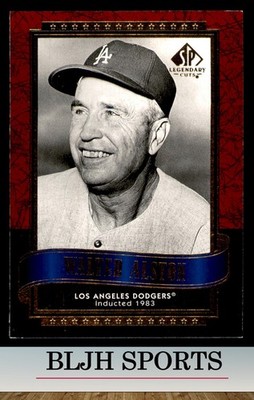 2003 SP Legendary Cuts #125 Walt Alston Los Angeles Dodgers (4A9)