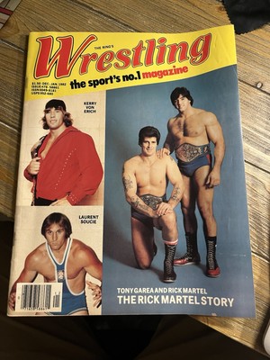 The Ring's WRESTLING Magazine - Dec/Jan 1982 Vintage Martel Garea Von Erich