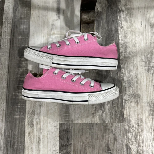 Scarpe basse Converse All Star rosa caldo bambina sneakers tela taglia 2 dc7