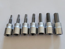 7pcs Husky Torx Hex Sockets 3/8 Drive 5/32-3/...