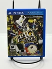Persona 4 Golden P4G PlayStation PS Vita Game & Case Tested