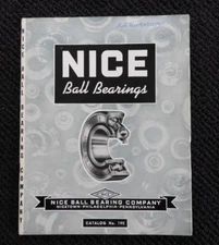 1957 Nice Ball Bearing Company Engineering Manual Fairfield CT Philadelphia PA