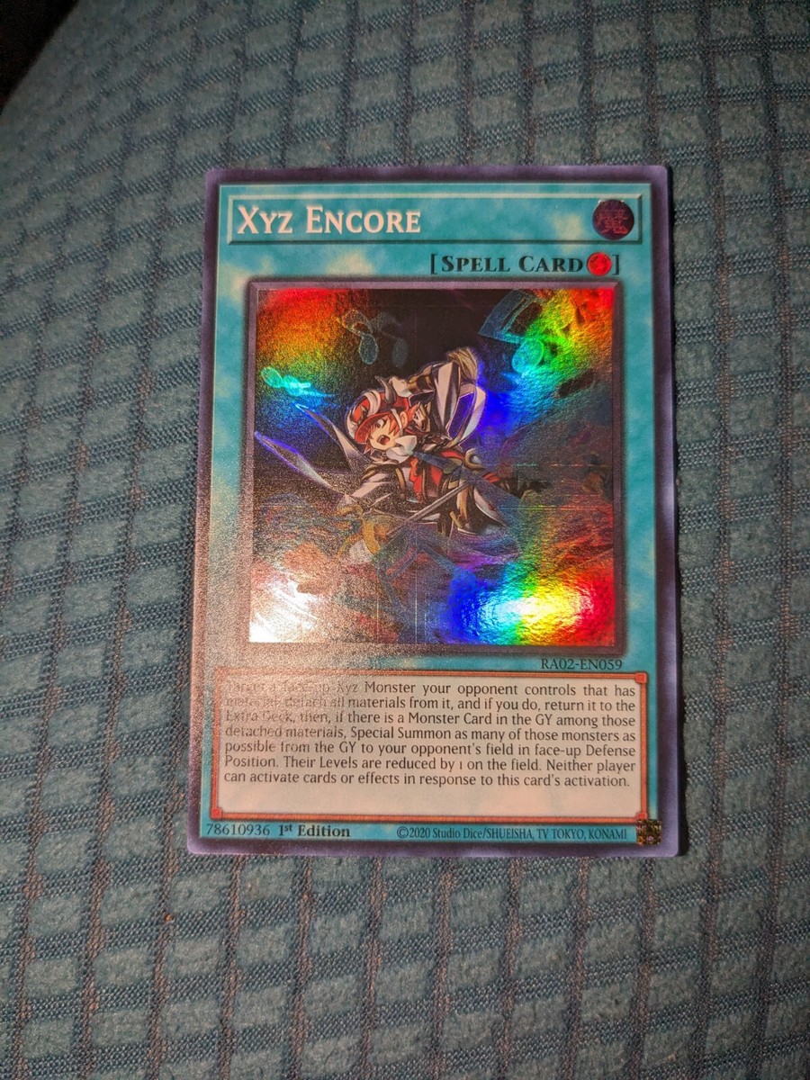 せんよう Xyz Encore 1st Edition Super Rare RA02-EN059 Yu-Gi-Oh! | eBay