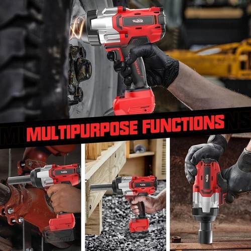 Cordless Impact Wrench 3/4" for Milwaukee 18V Battery, 1850Ft-lbs(2500N.m) High - Picture 8 of 8