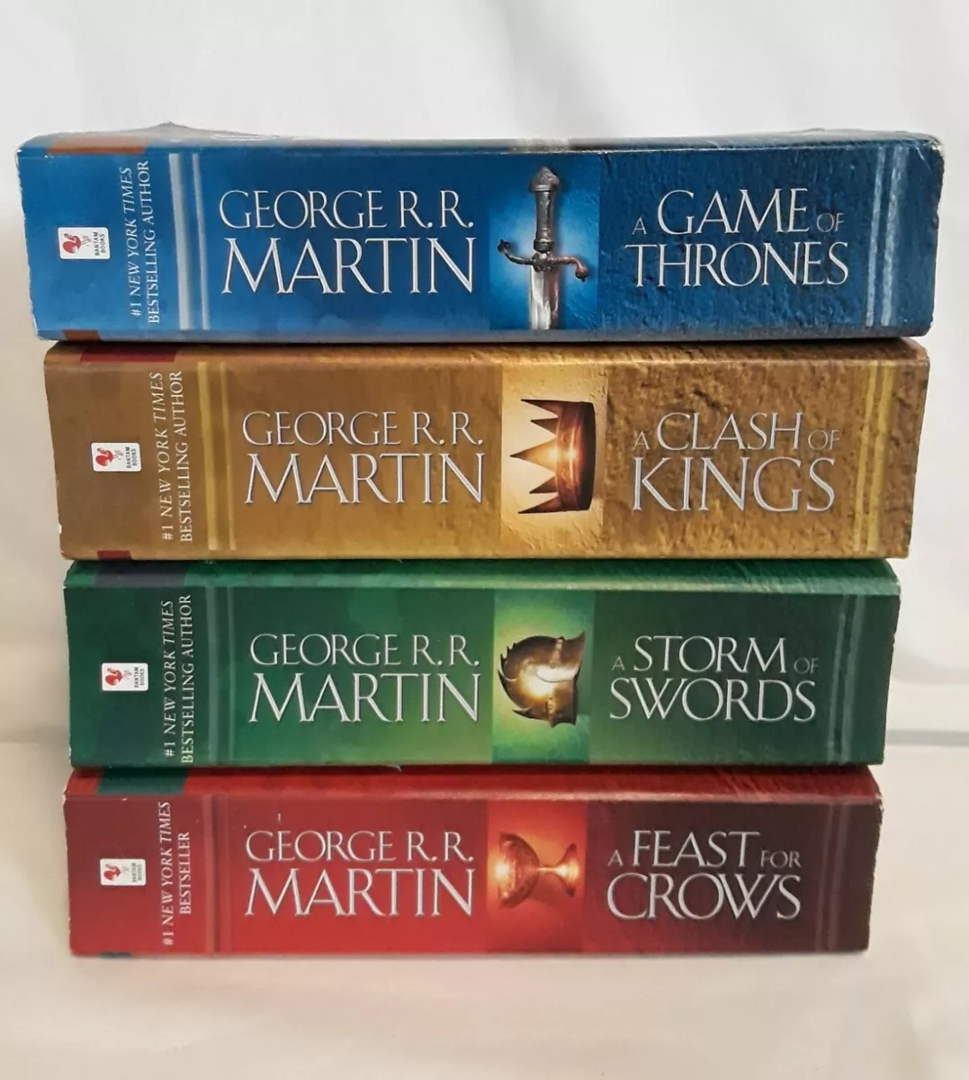 Game Of Thrones George R R Martin Book Set Paperback 1-4