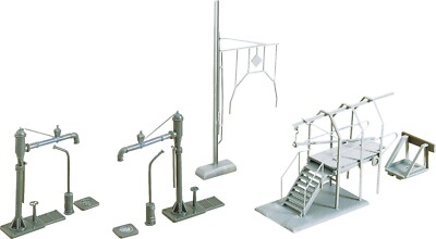 Faller 222138 Wasserkran, Lademaß, Rohrblasgerüst Bausatz Spur N Neu + OVP