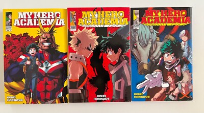 My Hero Academia Vol.1, 2 & 3 by Kohei Horikoshi