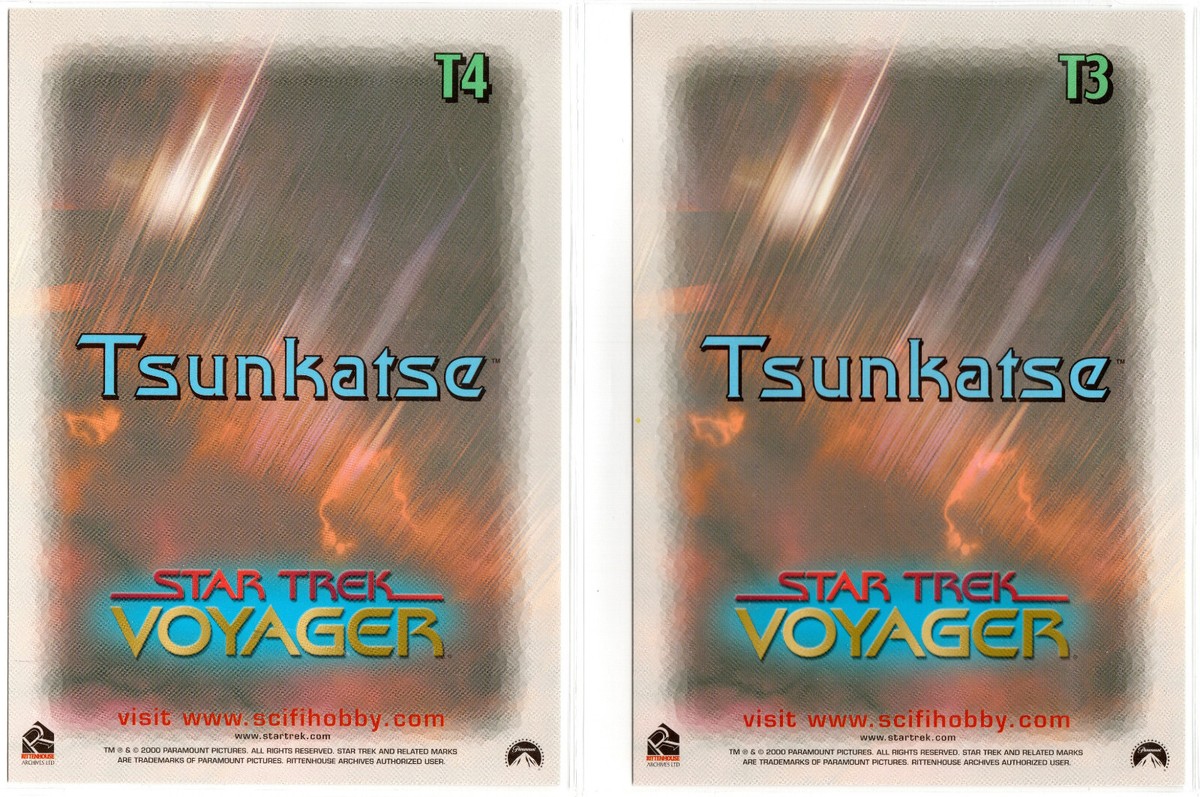 STAR TREK VOYAGER: TSUNKATSE ARCHIVE COLLECTION SET T-T5 443/999