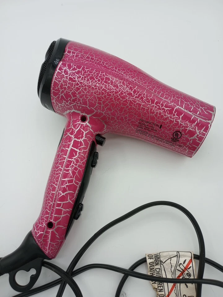 Remington Model D 1000 Retro Hairdryer Cracked Pink Color - Image 2 of 4